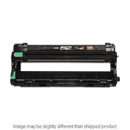 Brother DR221 Drum Unit, black plastic cartridge with green alignment tabs for Brother printers from The Toner Depot