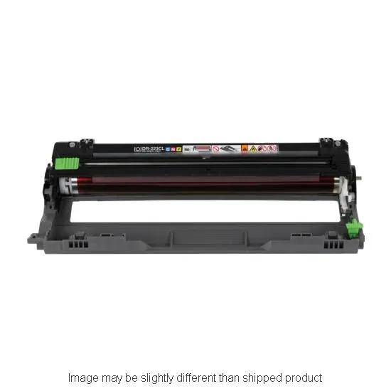 COMPRP Brother DR223 non-color drum unit, black plastic with green levers, by The Toner Depot