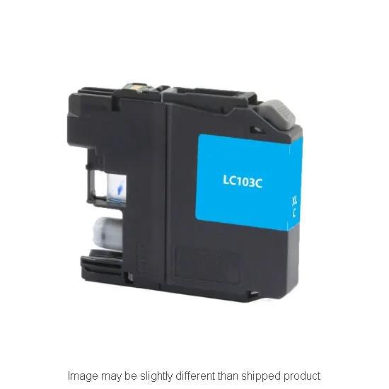 LC103 cyan hi-yield ink cartridge for Brother printers