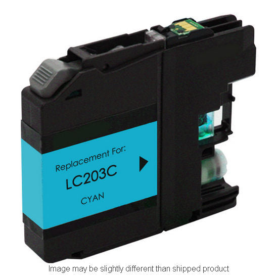 COMPRP BROTHER LC203 HI YLD CYAN INK