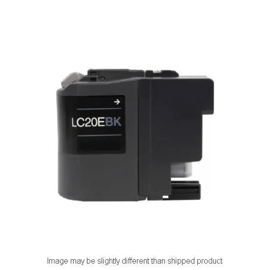 LC20E black ink cartridge for Brother; super hi-yield