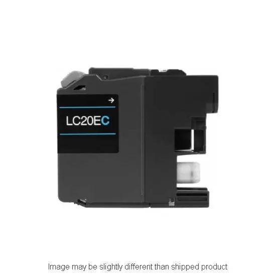 LC20E cyan ink cartridge for Brother printers by The Toner Depot, Super Hi Cyan