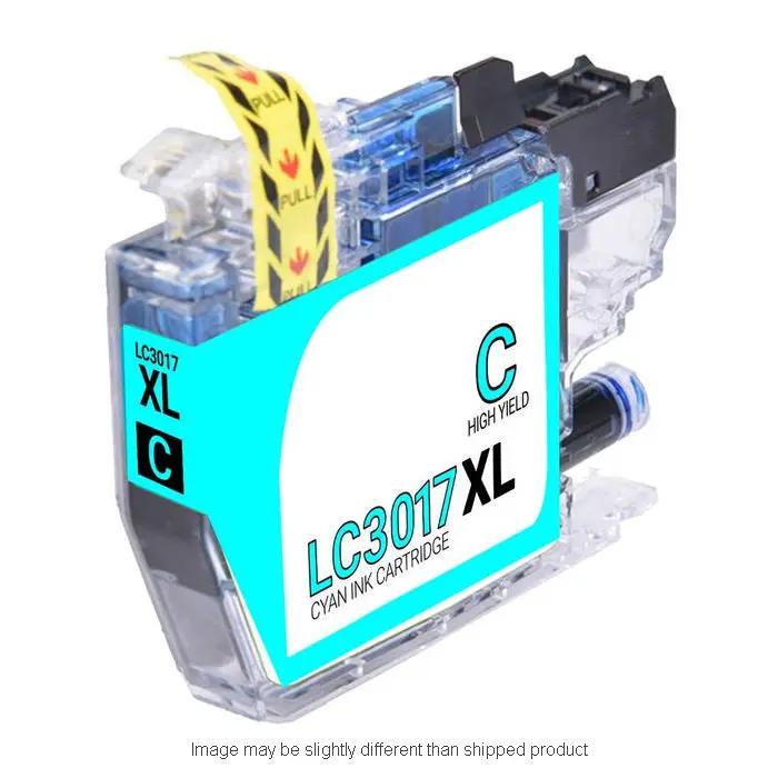 LC3017XL cyan ink cartridge by The Toner Depot; high-yield for Brother LC3017