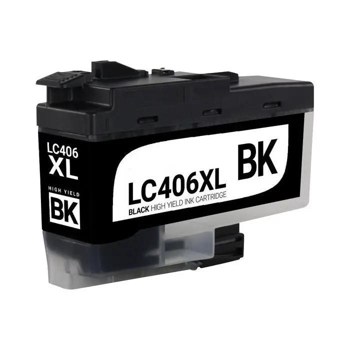 LC406XL black high-yield ink cartridge with BK label