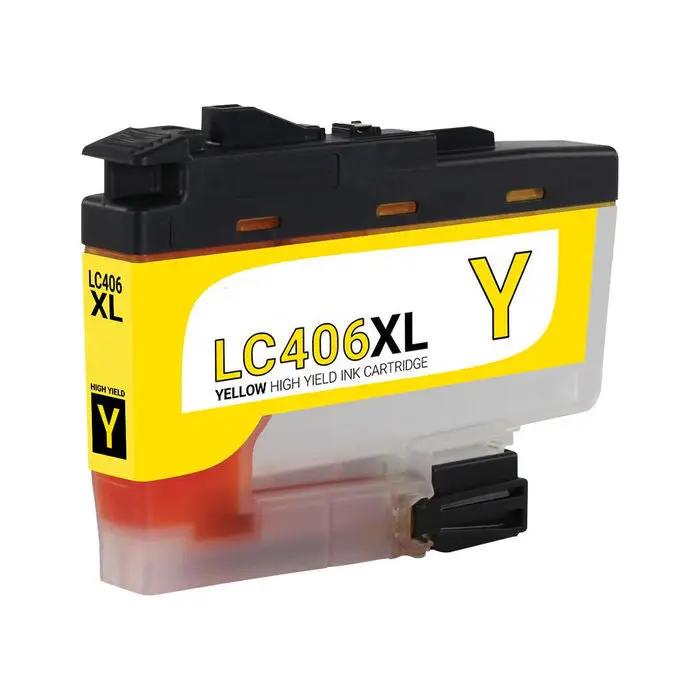 LC406XL yellow high-yield ink cartridge with bright yellow label