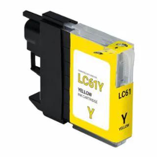 Brother LC61 Yellow Ink Cartridge - Compatible Brother LC61 Ink