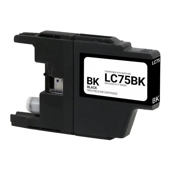 LC75BK high-yield black ink cartridge for Brother LC75 series