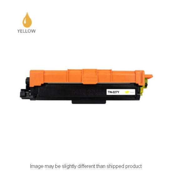 REMAN COMPRP BROTHER TN227 HI YLD YELLOW TONER