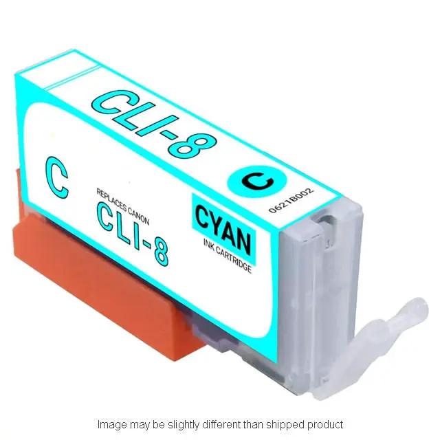 Canon CLI-8 cyan ink cartridge (0621B002) by The Toner Depot