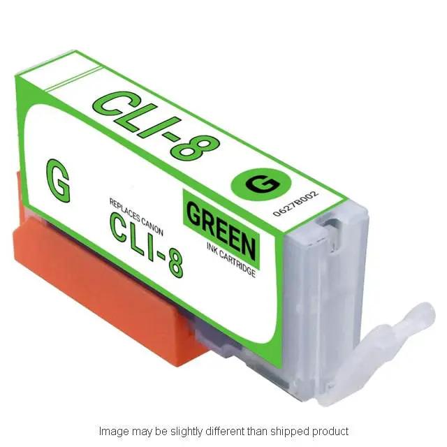 Canon CLI-8 green ink cartridge for printers; replacement cartridge