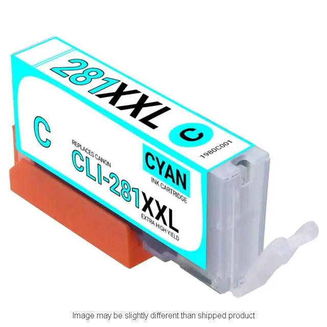 Canon CLI281XXL Cyan ink cartridge by The Toner Depot; extra high yield