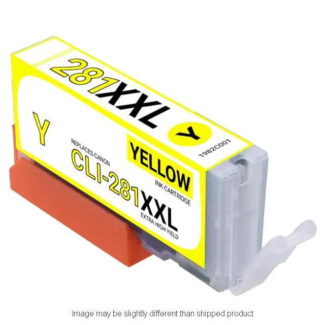 Canon CLI-281XXL XH Yellow ink cartridge, extra-high yield for Canon printers