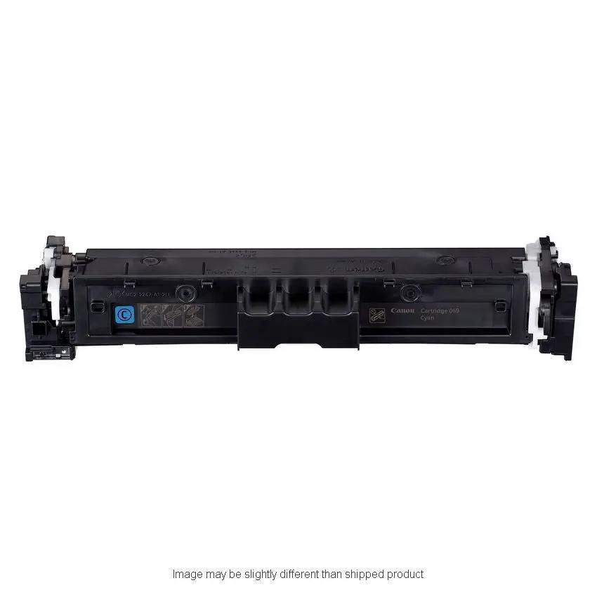 CRG069 cyan toner cartridge with chip for Canon printers.