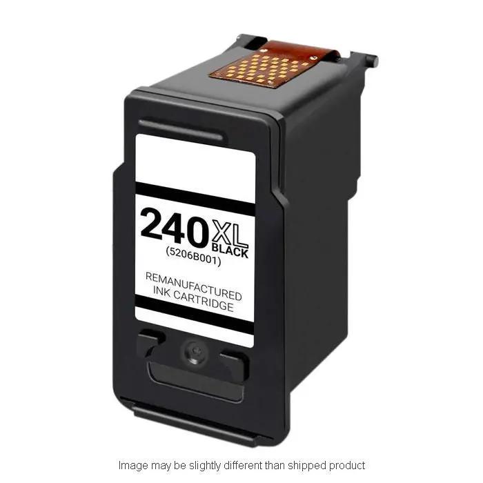 Canon PG240XL Black high-yield pigment ink cartridge, remanufactured
