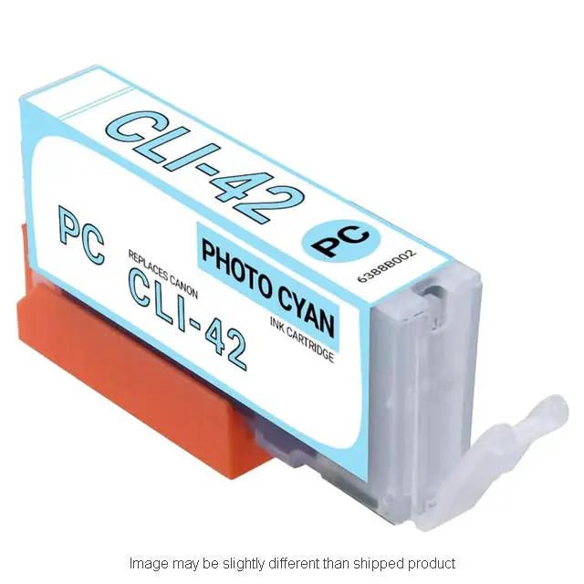 Canon CLI-42 photo cyan ink cartridge for printers, replacement cartridge