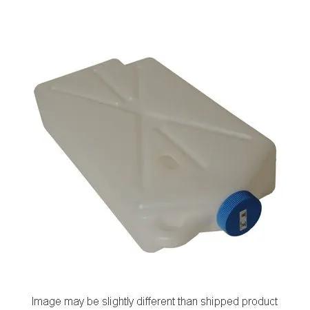 Waste toner container, Canon FM4-5696, white plastic with blue cap.