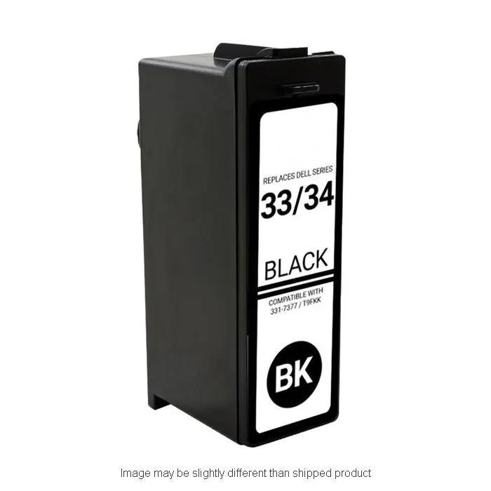 Dell 33/34 black ink cartridge, Series 33XH, compatible with 331-7377