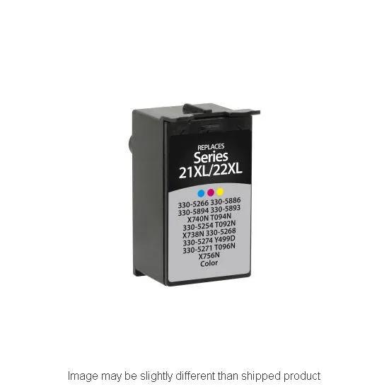 Series 21 SD color ink cartridge for Dell by The Toner Depot (21XL/22XL)