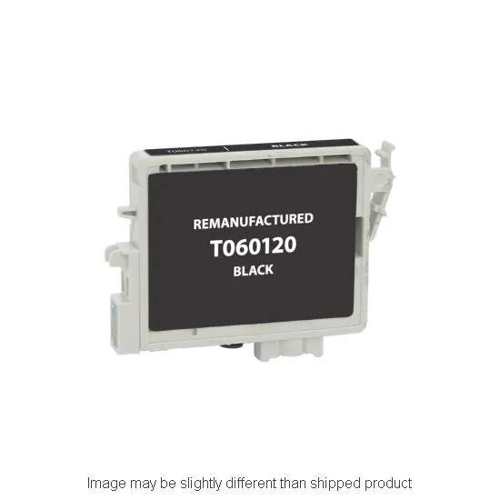 Remanufactured T060120-S standard-yield black ink cartridge for Epson printers