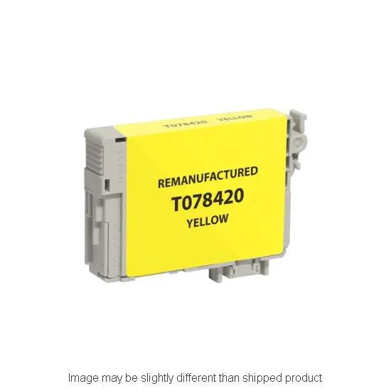T078420 yellow remanufactured ink cartridge for Epson printers by The Toner Depot