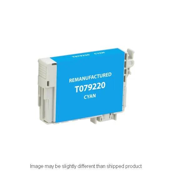 Remanufactured Epson T079220 high-yield cyan ink cartridge