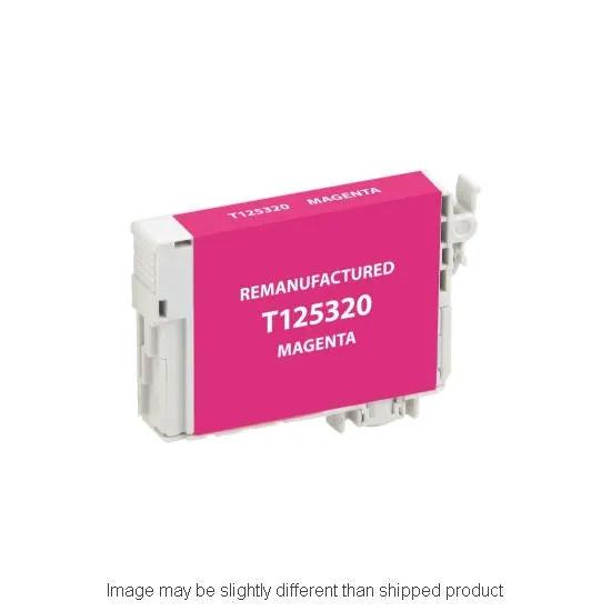 Epson T125320 magenta remanufactured ink cartridge for printers