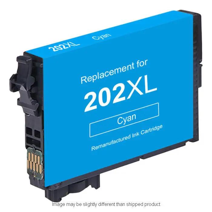 Cyan high-yield ink cartridge, replacement for Epson 202XL (T202XL220-S).
