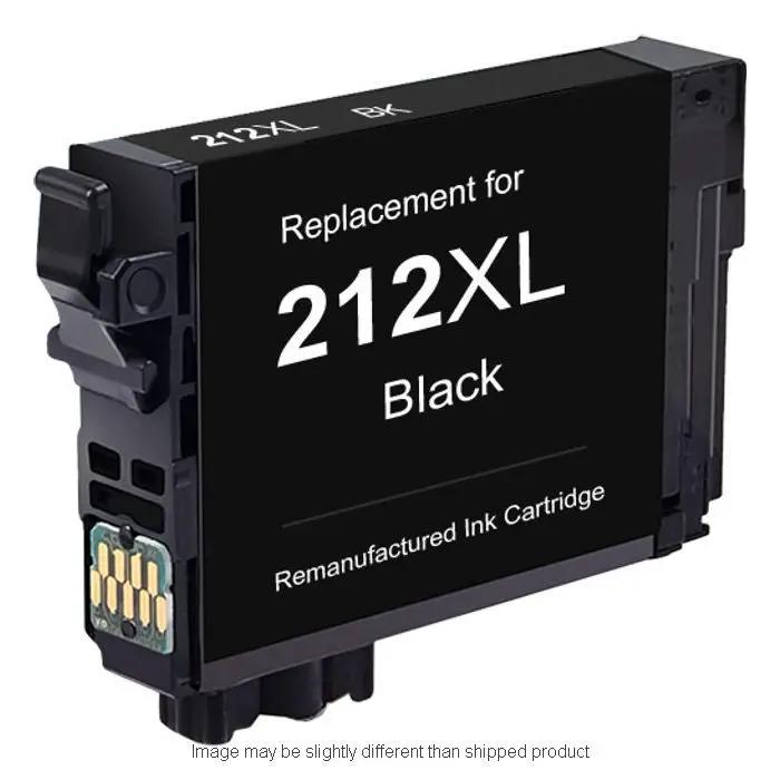 COMPRP Epson 212XL120-S high-yield black ink cartridge remanufactured by The Toner Depot