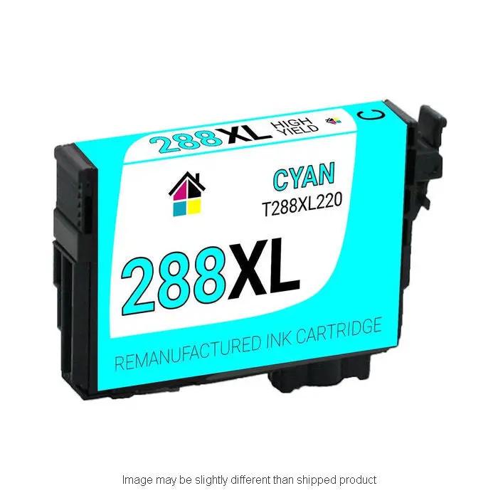 EPSON T288XL220-S cyan high-yield ink cartridge, remanufactured by The Toner Depot