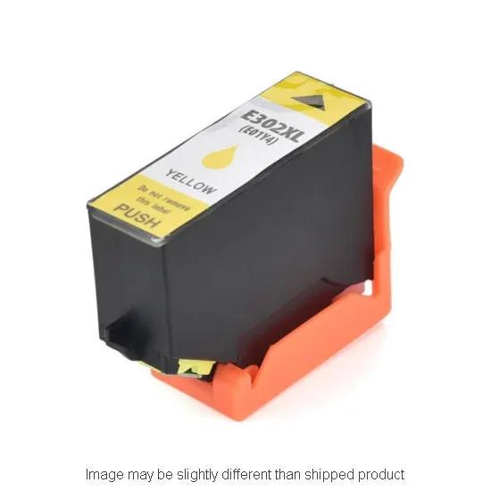 Epson T302XL420-S high-yield yellow ink cartridge with orange clip