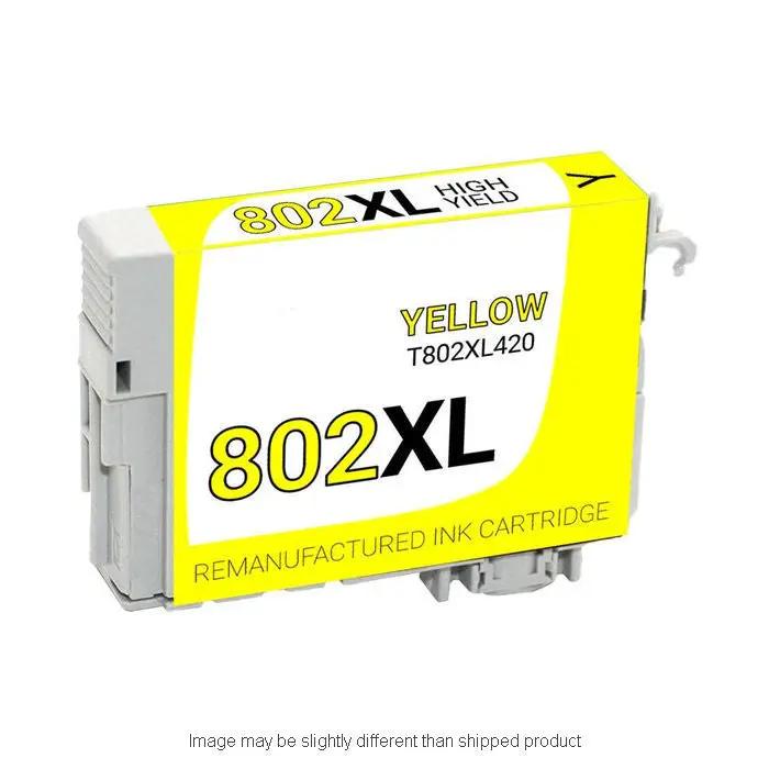Ink cartridge 802XL Yellow high-yield remanufactured for Epson