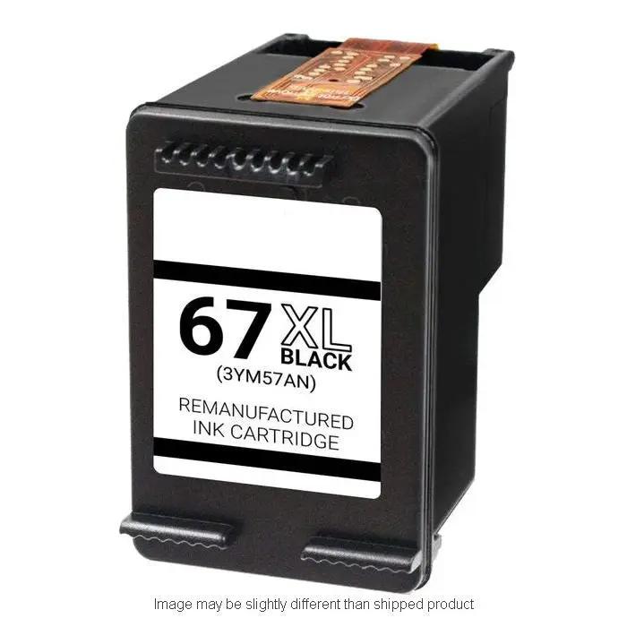 HP 67XL high-yield black remanufactured ink cartridge by The Toner Depot (HP 3YM57AN)