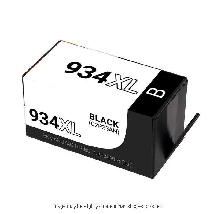 934XL HP black ink cartridge C2P23AN, remanufactured cartridge