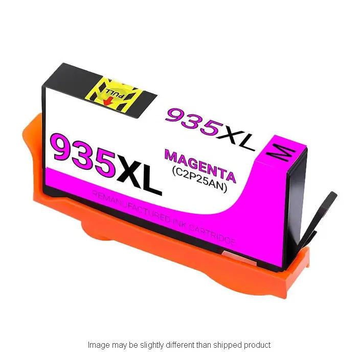HP 935XL magenta ink cartridge, remanufactured, high-yield
