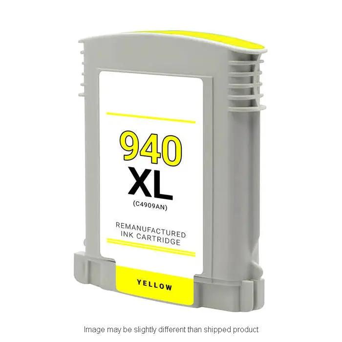 940XL Yellow ink cartridge, remanufactured HP C4909AN, by The Toner Depot
