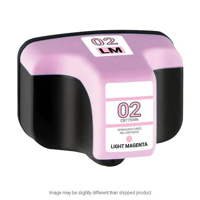 Ink cartridge compatible with HP 02, light magenta, standard yield, 230 pages