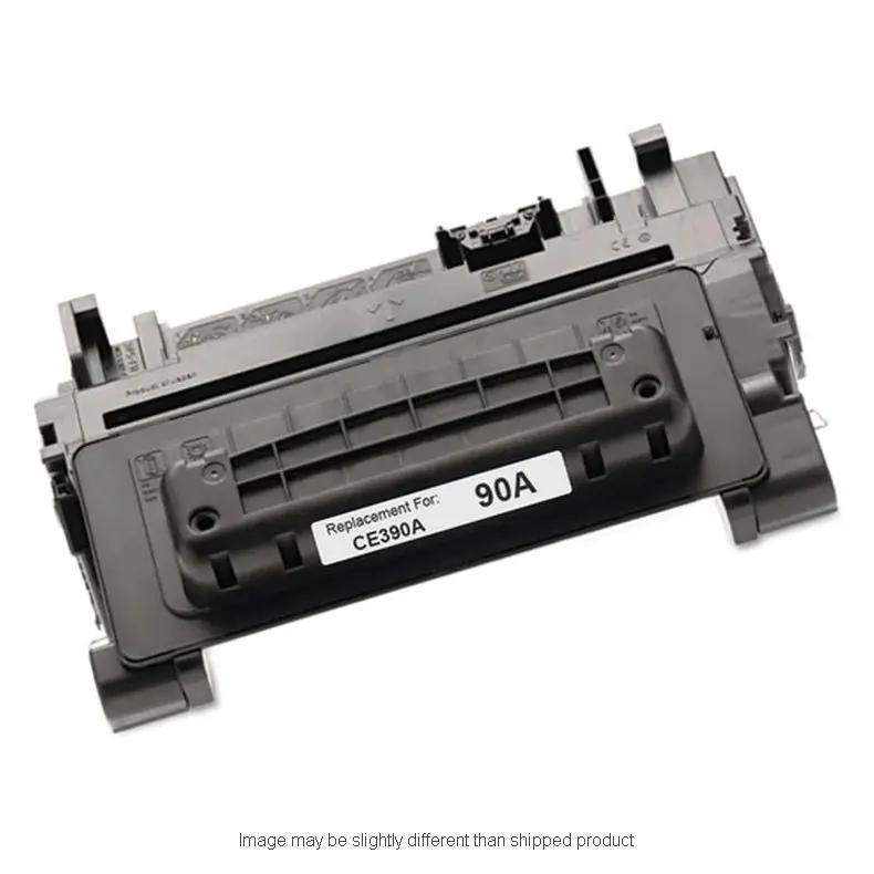 90X high-yield black HP toner cartridge for CE390A/90A.