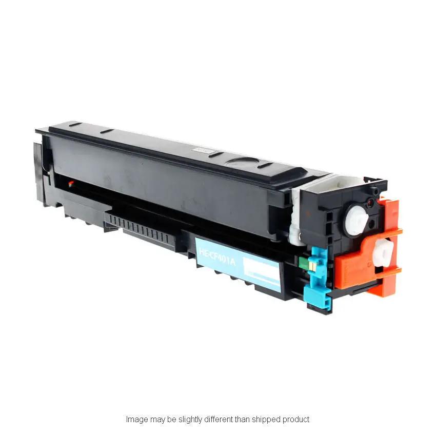 HP CF401A cyan toner cartridge, 201A SD, remanufactured by The Toner Depot