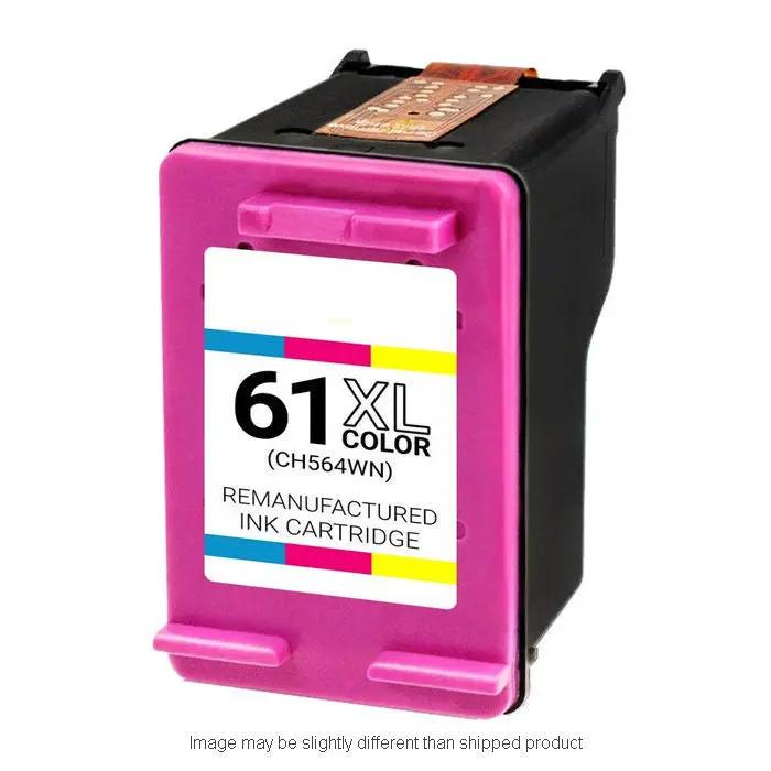 HP 61XL tri-color ink cartridge, pink remanufactured CH564WN by The Toner Depot