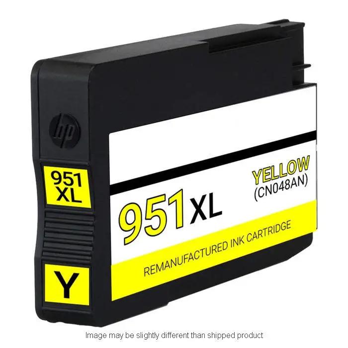HP 951XL Yellow remanufactured ink cartridge CN048AN