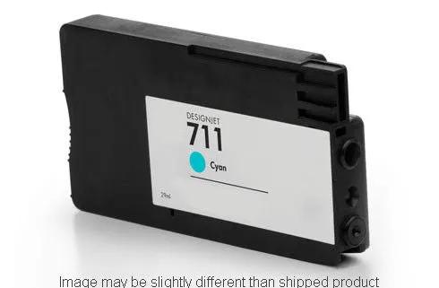 711 SD Cyan ink cartridge for DesignJet printers; cyan replacement ink