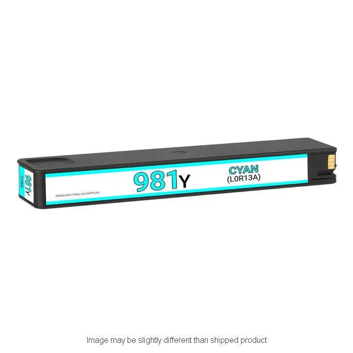 HP 981Y cyan ink cartridge for HP printers from The Toner Depot
