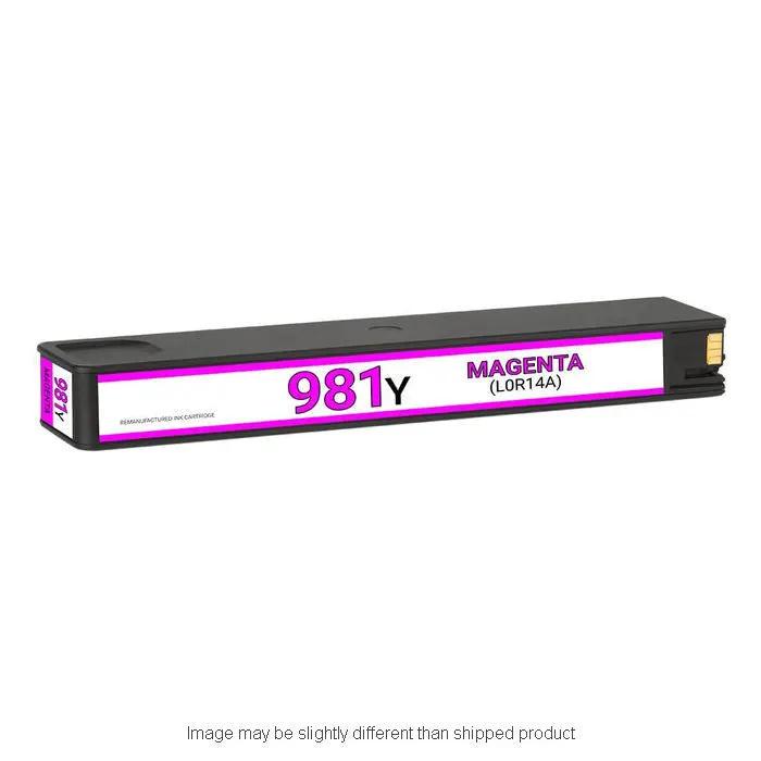 HP 981Y magenta remanufactured ink cartridge for HP printers