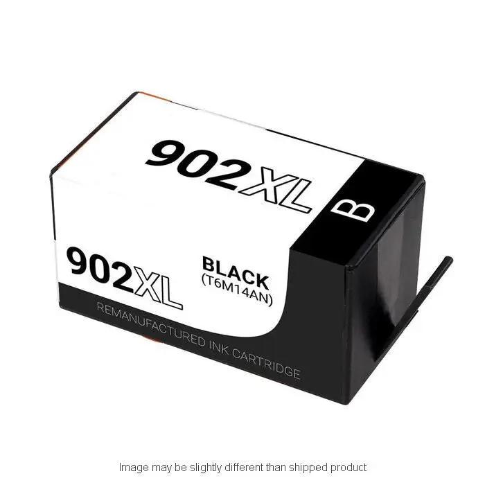 HP 902XL black ink cartridge, remanufactured (T6M14AN)