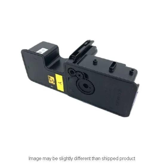TK5232 HI Yellow toner cartridge, Kyocera; yellow color with visible gear mechanism
