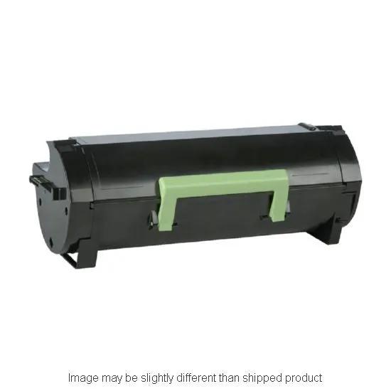 Lexmark 56F1X00 XH YLD black toner cartridge with green handle