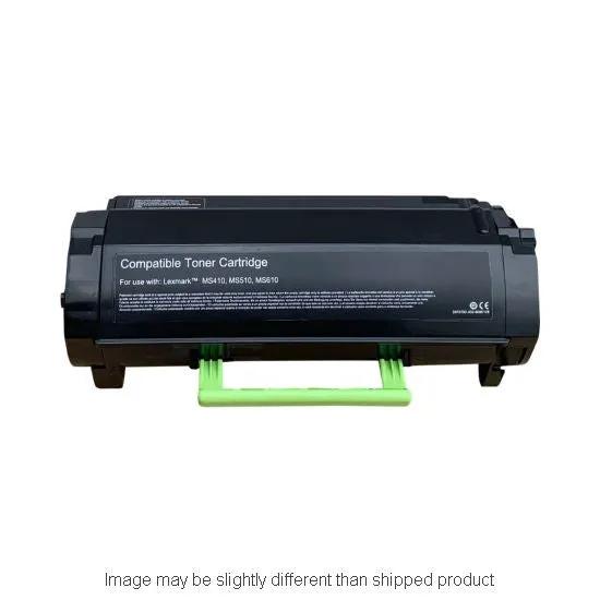 Lexmark 62D1X00 XH YLD black toner cartridge with green handle