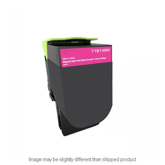 Lexmark hi-yield magenta toner cartridge, model 71B0H30
