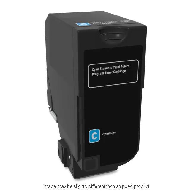 Lexmark 74C0H20 cyan hi-yield toner cartridge The Toner Depot