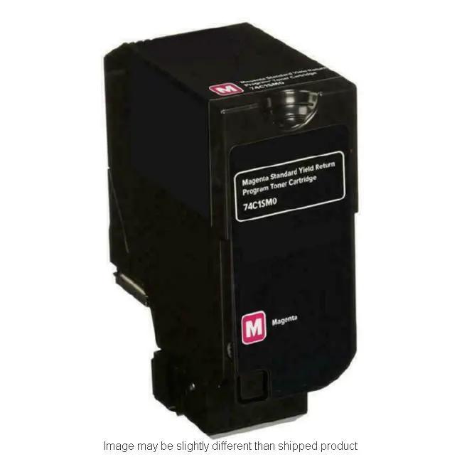 Lexmark 74C1SM0 magenta SD-yield toner cartridge for printers
